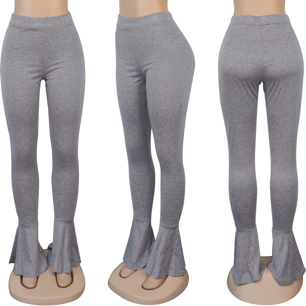 Solid Color Leggings for Women