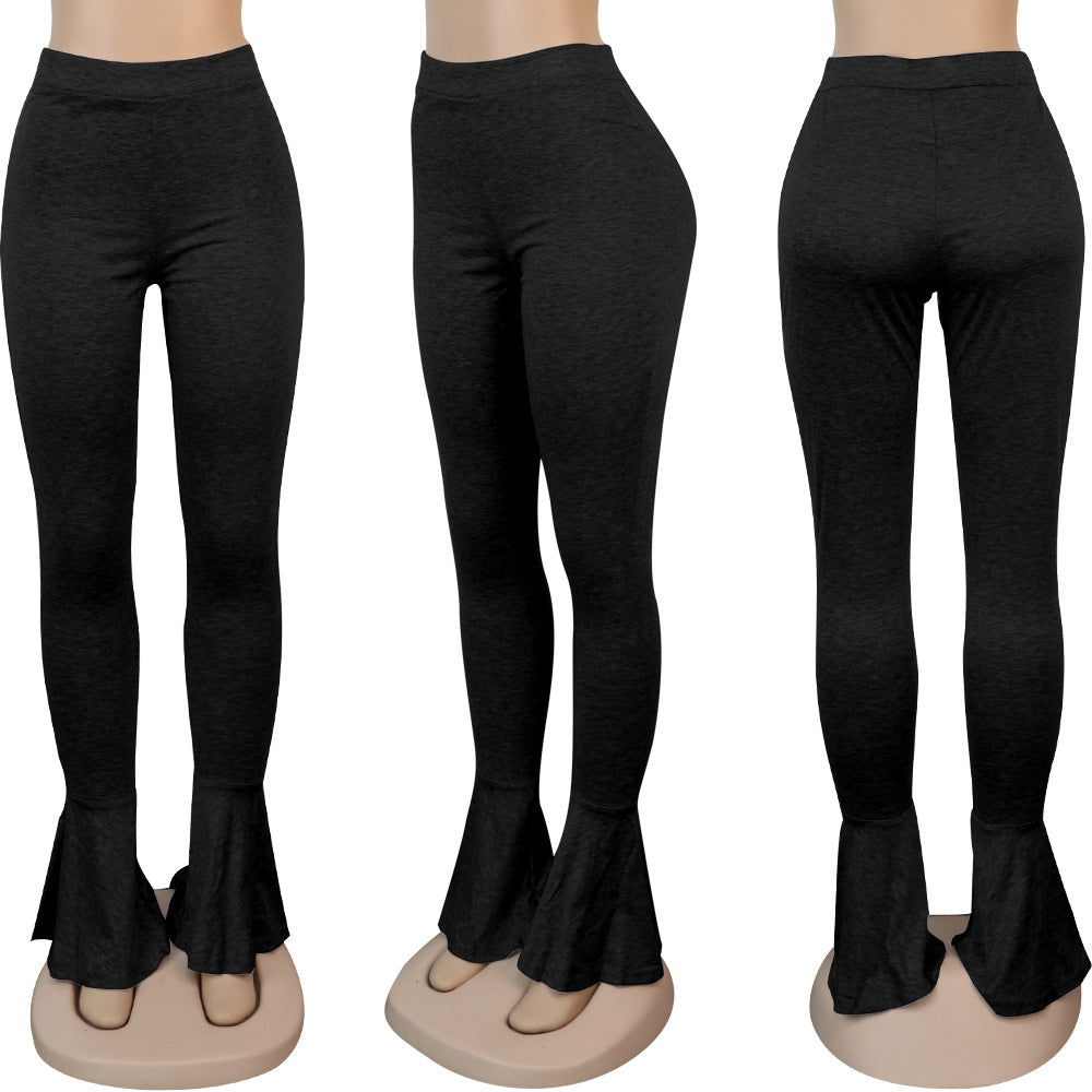 Solid Color Leggings for Women