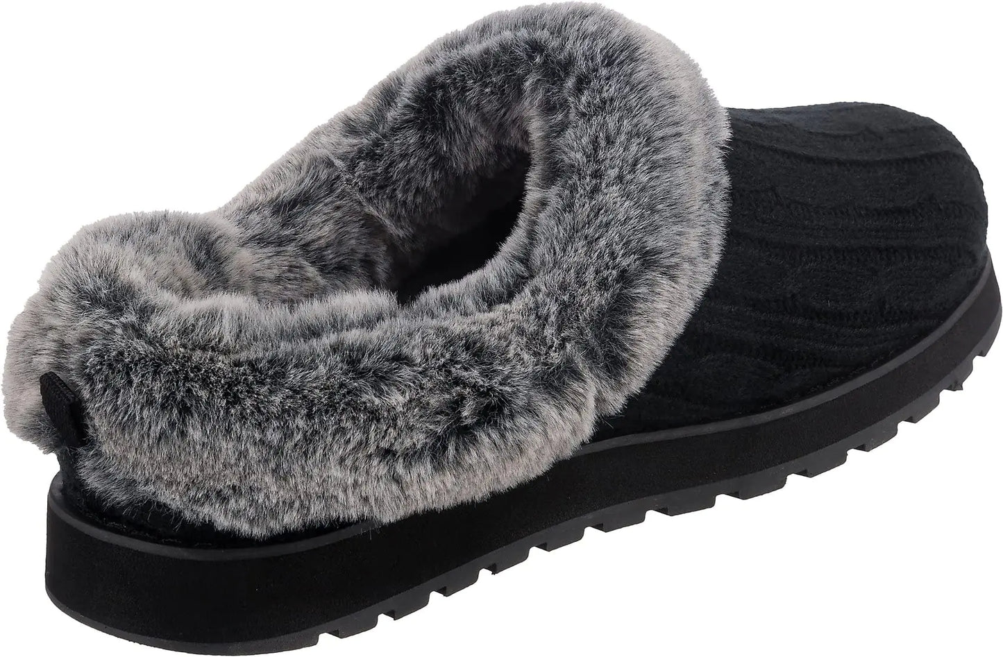 Skechers Womens Ice Angel Slipper 7.5 Black