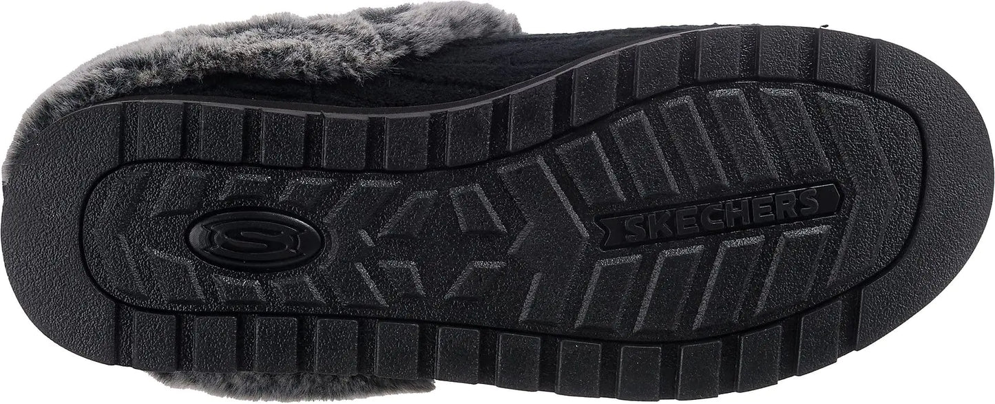 Skechers Womens Ice Angel Slipper 7.5 Black