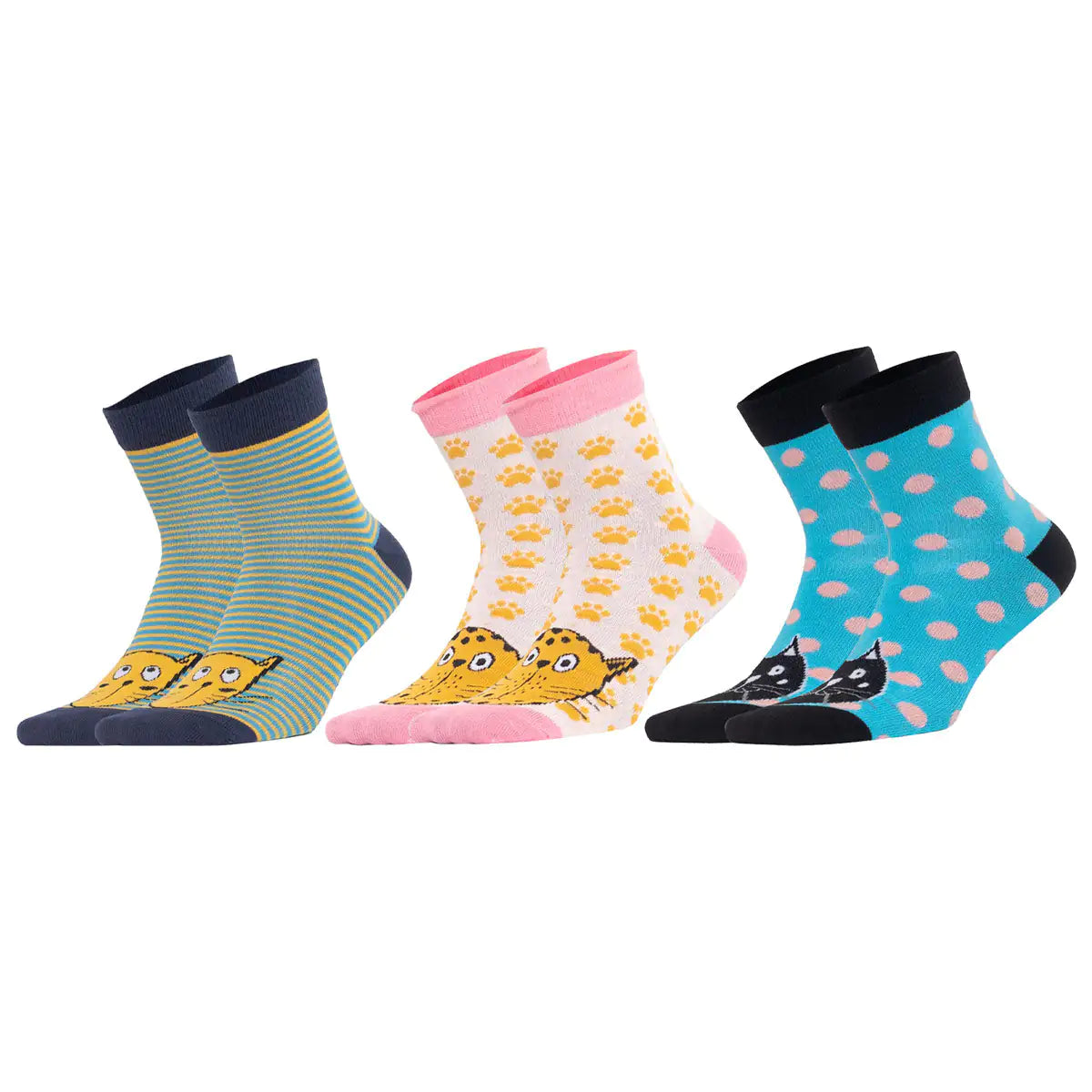 Biggdesign Cats Womens Socks, 5 Pack